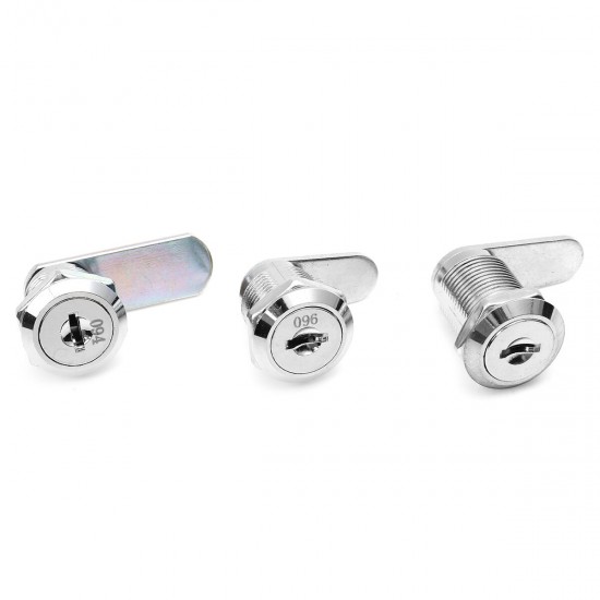 16/20/25mm Universal Cam Lock for Door Cabinet Mailbox Drawer Cupboard with2 Keys 16/20/25mm Universal Cam Lock for Door Cabinet Mailbox Drawer Cupboard with2 Keys