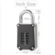 4 Digit Combination Password Key Cabinet Lock Padlock Storage Case Box Safety Security