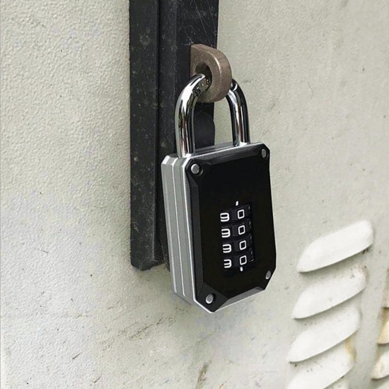 4 Digit Combination Password Key Cabinet Lock Padlock Storage Case Box Safety Security