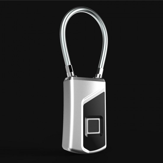 L1 USB Water Resistant Fingerprint Reader Smart Lock Keyless Padlock Anti Theft Safety Door Lock