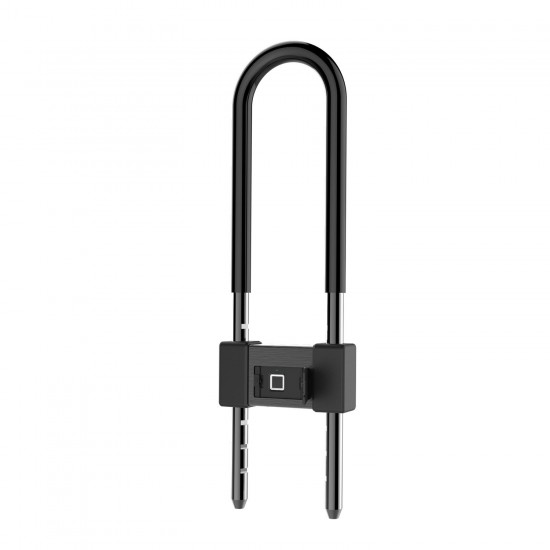 L12 U-Shaped Door Lock Smart Lock Smart Fingerprint Bluetooth U-Shaped Glass Door Lock for Bike Office Warehouse