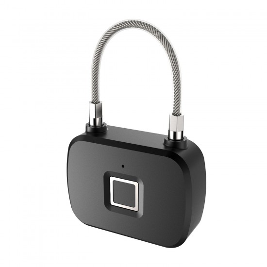 L13 Fingerprint Security Keyless Lock Plastic Three Color Light Wire Rope Lock 3M 10 Sets of Fingerprint lock Induction L13 Fingerprint Security Keyless Lock Plastic Three Color Light Wire Rope Lock 3M 10 Sets of Fingerprint lock Induction