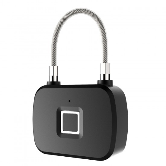 L13 Fingerprint Security Keyless Lock Plastic Three Color Light Wire Rope Lock 3M 10 Sets of Fingerprint lock Induction L13 Fingerprint Security Keyless Lock Plastic Three Color Light Wire Rope Lock 3M 10 Sets of Fingerprint lock Induction