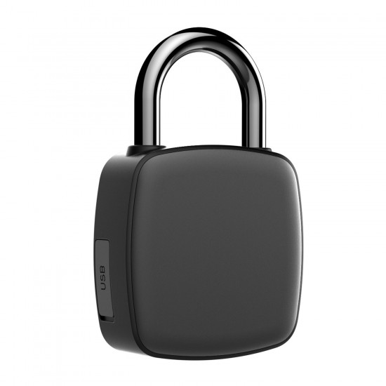 P30 Fingerprint Lock Electronic Smart Lock USB Rechargeable Fingerprint Padlock Quick Unlock Zinc Alloy Metal Lock for Door Luggage P30 Fingerprint Lock Electronic Smart Lock USB Rechargeable Fingerprint Padlock Quick Unlock Zinc Alloy Metal Lock for Door Luggage