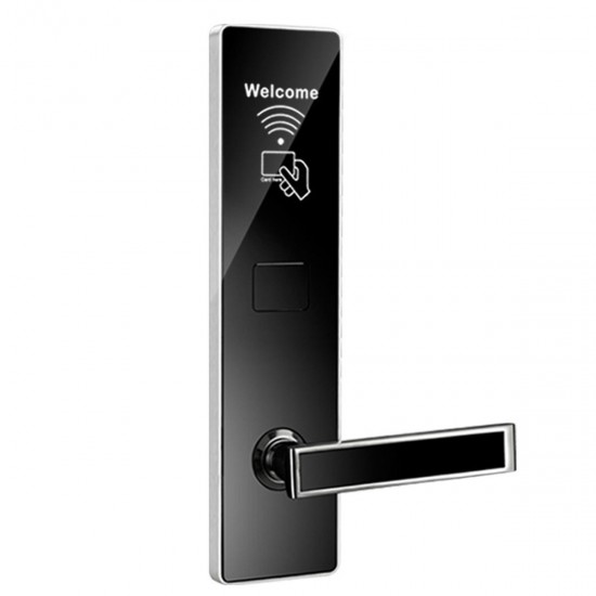Digital Keyless Electronic Code Card Access Control Door Lock Stainless Steel Lock Security Hotel