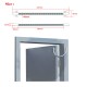 Door Lock Loop Electric Exposed Mounting Protection Sleeve Access Control Cable Line for Control Lock Door Lock Stainless Steel Door Lock Loop Electric Exposed Mounting Protection Sleeve Access Control Cable Line for Control Lock Door Lock Stainless Steel