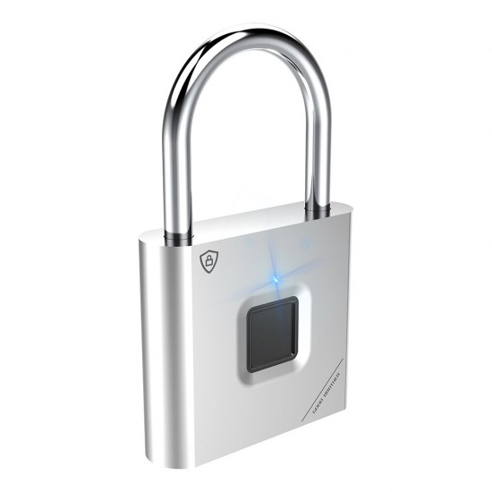 Smart Fingerprint Padlock Dustproof And Waterproof USB Charging 90g Longstandby Fingerprint Unlock