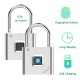 Smart Fingerprint Padlock Dustproof And Waterproof USB Charging 90g Longstandby Fingerprint Unlock Smart Fingerprint Padlock Dustproof And Waterproof USB Charging 90g Longstandby Fingerprint Unlock