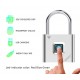 Smart Fingerprint Padlock Dustproof And Waterproof USB Charging 90g Longstandby Fingerprint Unlock
