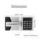 Electronic Cabinet Door Lock Smart Code Password Keypad Number Digital Security Lock Electronic Cabinet Door Lock Smart Code Password Keypad Number Digital Security Lock