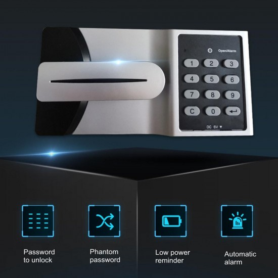 Electronic Cabinet Door Lock Smart Code Password Keypad Number Digital Security Lock