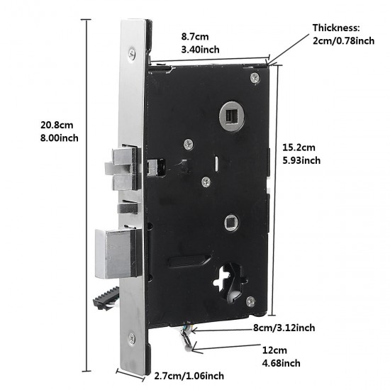 Electronic Digital Smart Door Lock Code Password Keyless Keypad Security Entry