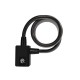 FL-U6-BT Intelligent Fingerprint Steel Ring Lock Bicycle Anti-theft Lock Highway Vehicle Steel Cable LockFL-U6-BT