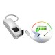 FL-P4 Pearl Black/Silver Ip65 Outdoor Waterproof Plastic Fingerprint Lock Biometric Padlock Portable Outdoor PodLock - Your Finger is Key FL-P4 Pearl Black/Silver Ip65 Outdoor Waterproof Plastic Fingerprint Lock Biometric Padlock Portable Outdoor PodLock - Your Finger is Key
