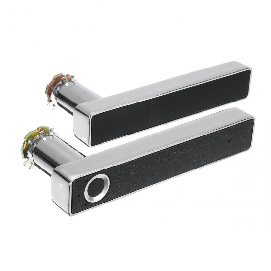 Integrated Smart Fingerprint Handle Lock Door Lock USB Charging Stainless Steel Lock