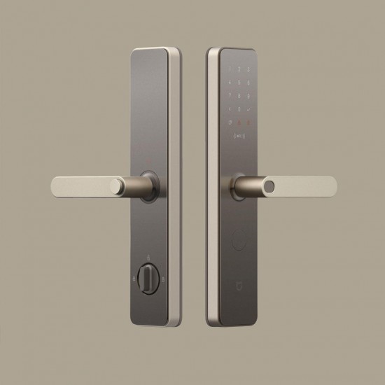 Intelligent Door Lock Grinding Gold Fingerprint Lock, Security Intelligent Smart Lock with WiFi APP Password RFID Unlock,Door Lock Electronic Hotels