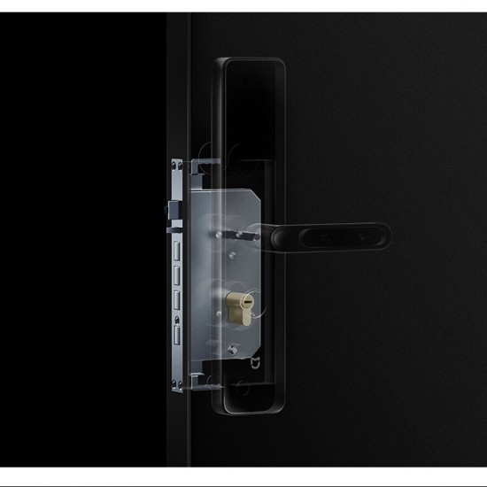 Intelligent Door Lock Grinding Gold Fingerprint Lock, Security Intelligent Smart Lock with WiFi APP Password RFID Unlock,Door Lock Electronic Hotels