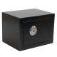 Iron Steel Black Key Operated Safe Box Money Cash Strong Steel for Home Office