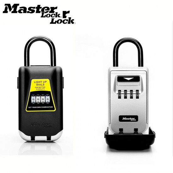 Master Lock Outdoor Key Safe Box Keys Storage Box Padlock Use Light Up Dials Password Lock Keys Hook Security Organizer Boxes