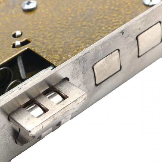 Mechanical Interior Door Handle Cylinder Lock Lever Latch Home Security Set