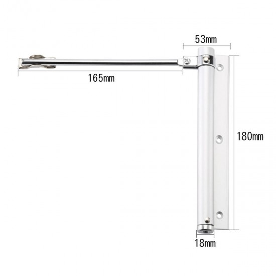 Multipurpose Automatic Door Self-Closing Hinge Closer Mute Simple Household Door Closer