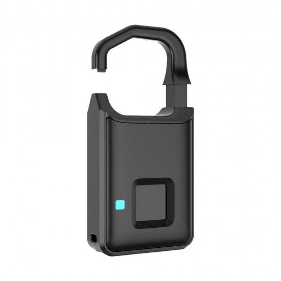 P4 Smart Fingerprint Door Lock Padlock Safe USB Charging Waterproof Anti Theft Lock 6 Months Standby