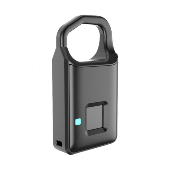 P4 Smart Fingerprint Door Lock Padlock Safe USB Charging Waterproof Anti Theft Lock 6 Months Standby