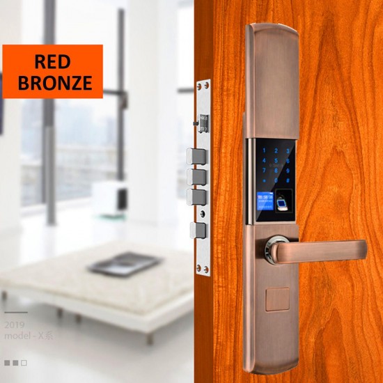 Security Electronic Smart Door Lock APP Touch Password Keypad Card Fingerprint