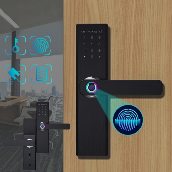 Security Electronic Smart Door Lock Touch Password Keypad Card Fingerprint Security Electronic Smart Door Lock Touch Password Keypad Card Fingerprint