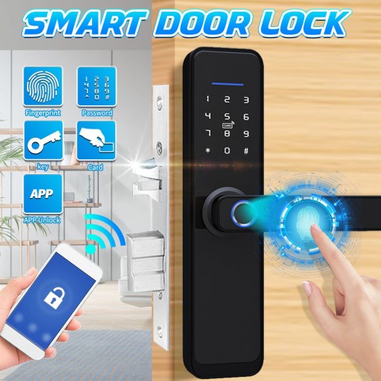 Security Electronic Smart Door Lock Touch Password Keypad Card Fingerprint Locks Security Electronic Smart Door Lock Touch Password Keypad Card Fingerprint Locks
