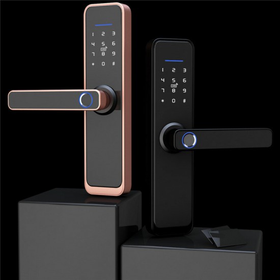 Security Electronic Smart Door Lock Touch Password Keypad Card Fingerprint Locks