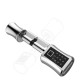 Smart Cylinder Lock EU Plug Electronic Door Lock Fingerprint Password Key 3-In-1 Voice Prompt for Home Apartment yl-71