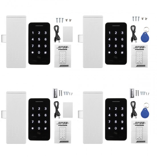 Smart Digital Electronic Door Cabinet Lock Password Press Keypad Touch Security