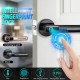 Smart Electronic Door Lock Fingerprint Intelligent Anti-theft Handle Locks Key