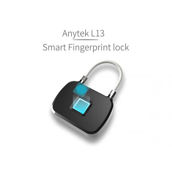 Smart Keyless Fingerprint Lock Luggage Anti-theft Security Suitcase Padlock Door