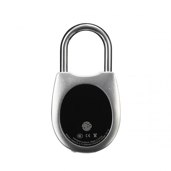 Smart USB Charging Fingerprint Lock Anti-Theft Keyless Lock Fingerprint Padlock Waterproof