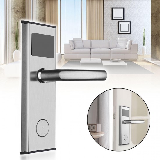 Stainless Intelligent RFID Digital Card Key Unlock Home Hotel Door Lock System