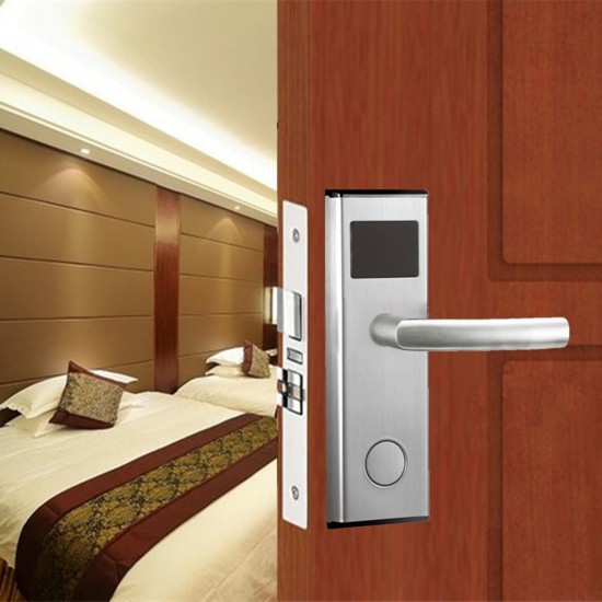 Stainless Intelligent RFID Digital Card Key Unlock Home Hotel Door Lock System