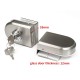 Stainless Steel 12mm Glass Door Lock Double Swing Hinged Frameless Door Lock