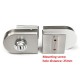 Stainless Steel 12mm Glass Door Lock Double Swing Hinged Frameless Door Lock