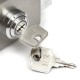 Stainless Steel 12mm Glass Door Lock Double Swing Hinged Frameless Door Lock