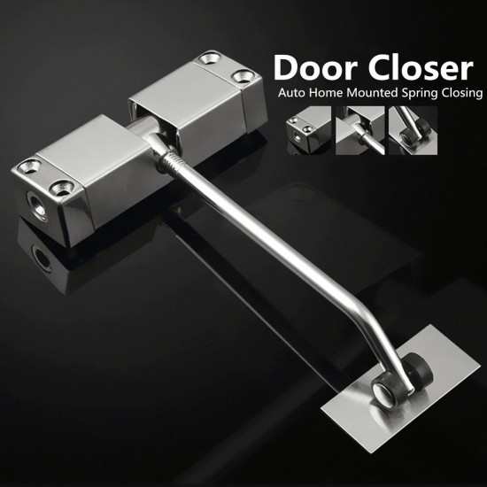 Stainless Steel Adjustable SurfacE Mounted Automatic Spring Closing Door Closer Stainless Steel Adjustable SurfacE Mounted Automatic Spring Closing Door Closer
