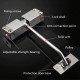Stainless Steel Adjustable SurfacE Mounted Automatic Spring Closing Door Closer Stainless Steel Adjustable SurfacE Mounted Automatic Spring Closing Door Closer