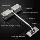 Stainless Steel Adjustable SurfacE Mounted Automatic Spring Closing Door Closer