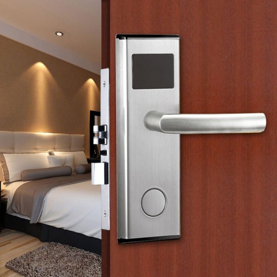 Stainless Steel Intelligent RFID Lock Digital Card Key Hotel Door Lock System