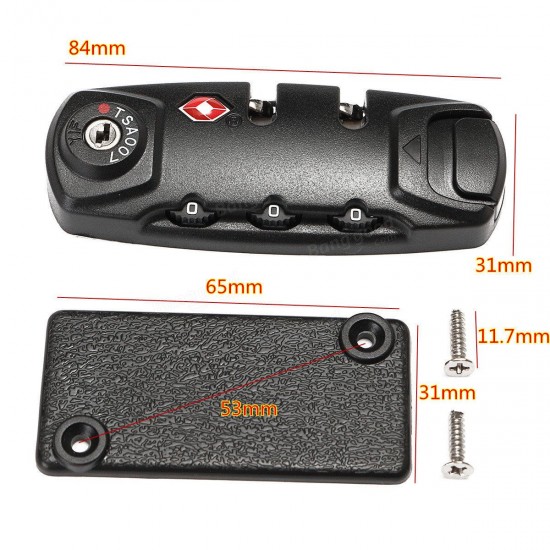 TSA Secure Luggage Combination Lock Bag Code Lock Padlock TSA Secure Luggage Combination Lock Bag Code Lock Padlock