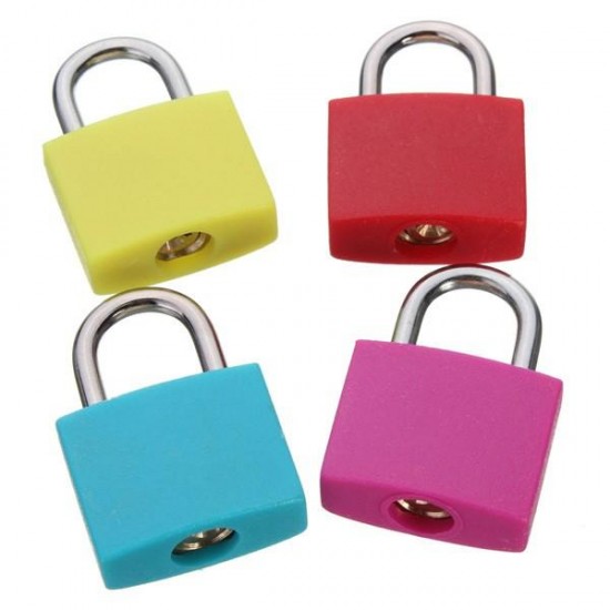 Travel Mini Brass Padlock with 2 keys Set Luggage Suitcase Bag Safe Secure Lock