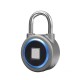 Waterproof Keyless Portable Bluetooth Smart Fingerprint Lock Padlock Anti-Theft APP Control Door Cabinet Padlock