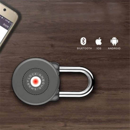 bluetooth Smart Lock Anti Theft Alarm Lock for Cycling Motorcycle Door with APP Control