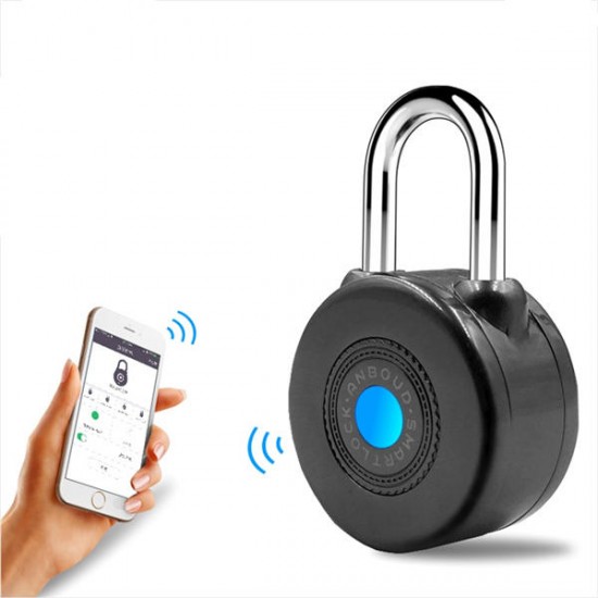 bluetooth Smart Lock Anti Theft Alarm Lock for Cycling Motorcycle Door with APP Control